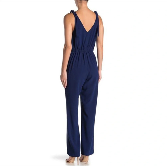 ✨NWT Cupcakes & Cashmere Lapis Blue Topeka Jumpsuit Women's Size Small - Picture 9 of 12